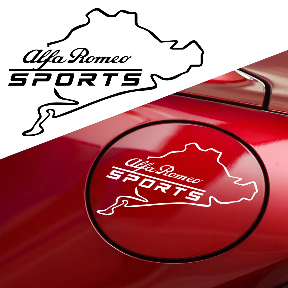 

Car Emblem Fuel Tank Cap Sticker Body Trunk Decoration Decals Accessories For Alfa Romeo Giulietta 159 147 Mito Giulia Stelvio