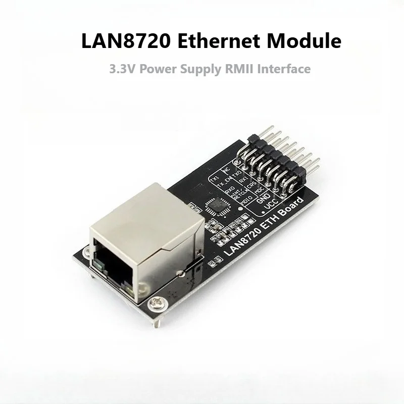 LAN8720 RMII Ethernet PHY Board 10/100M Auto-MDIX Low Power Transceiver Module for Arduino