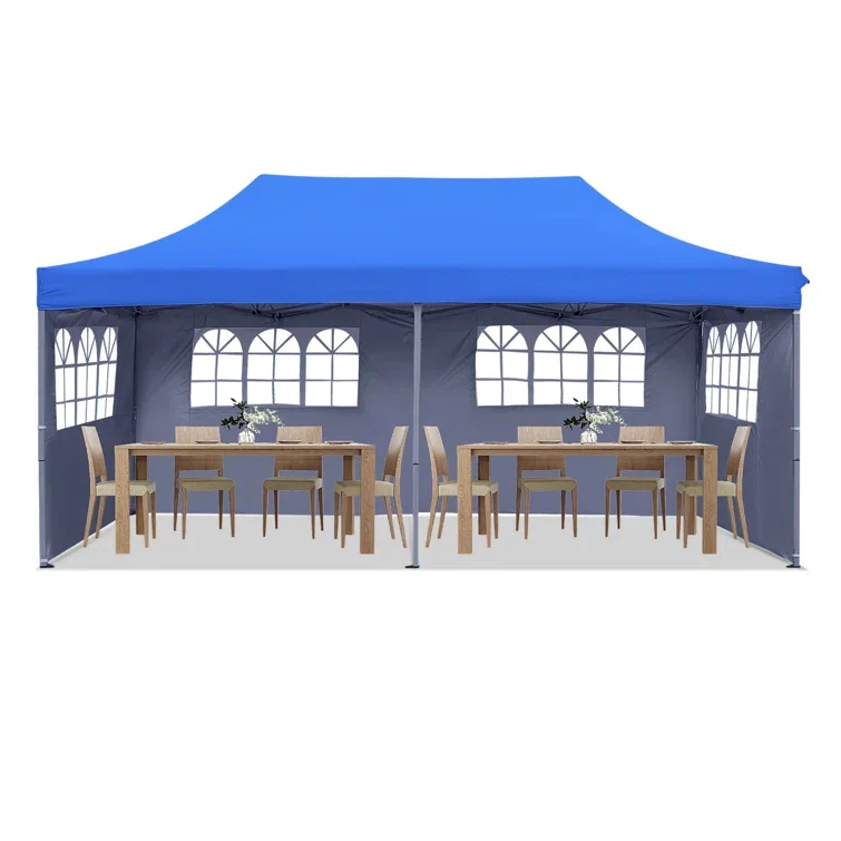 6x3 10x10 Ez up Tienda plegable con dosel emergente Impreso publicidad Gazebo Tienda de techo
