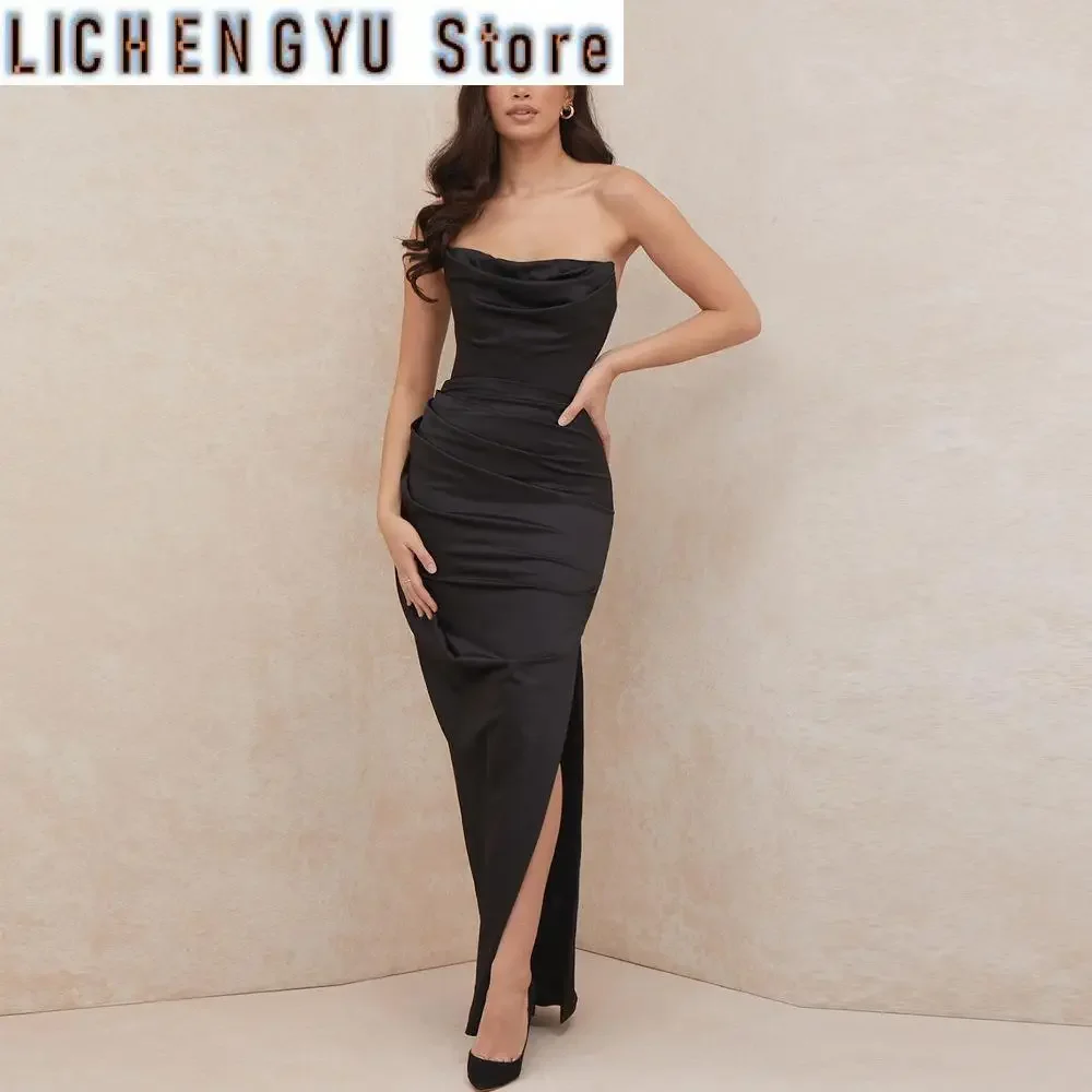 

New Satin Bodycon Dress Women Summer Party Dress Arrivals House of Cb Green Dress Celebrity Evening Club Dress No lining