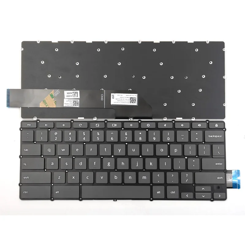 Nuevo Teclado para Laptop Lenovo IdeaPad Flex 3 CB-11IGL05 Flex 3 CB-11M735, Diseño Estadounidense, Sin Retroiluminación