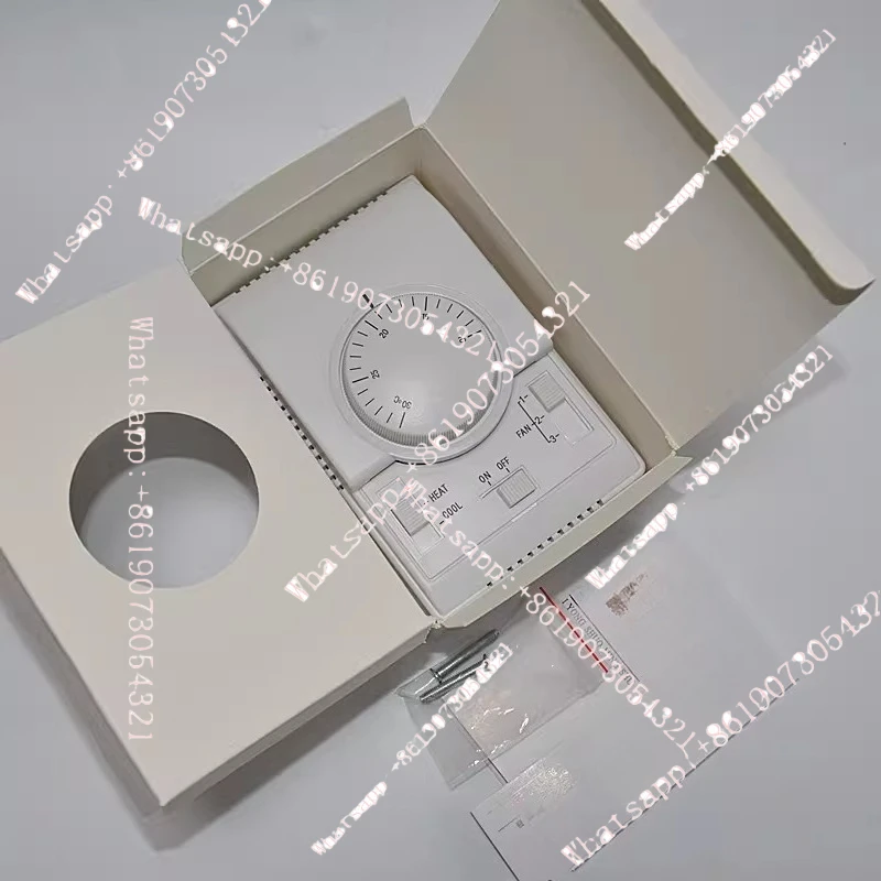 

Механический термостат для центрального кондиционирования, панель с поворотным переключателем, трехскоростной переключатель, регулятор температуры фанкойла