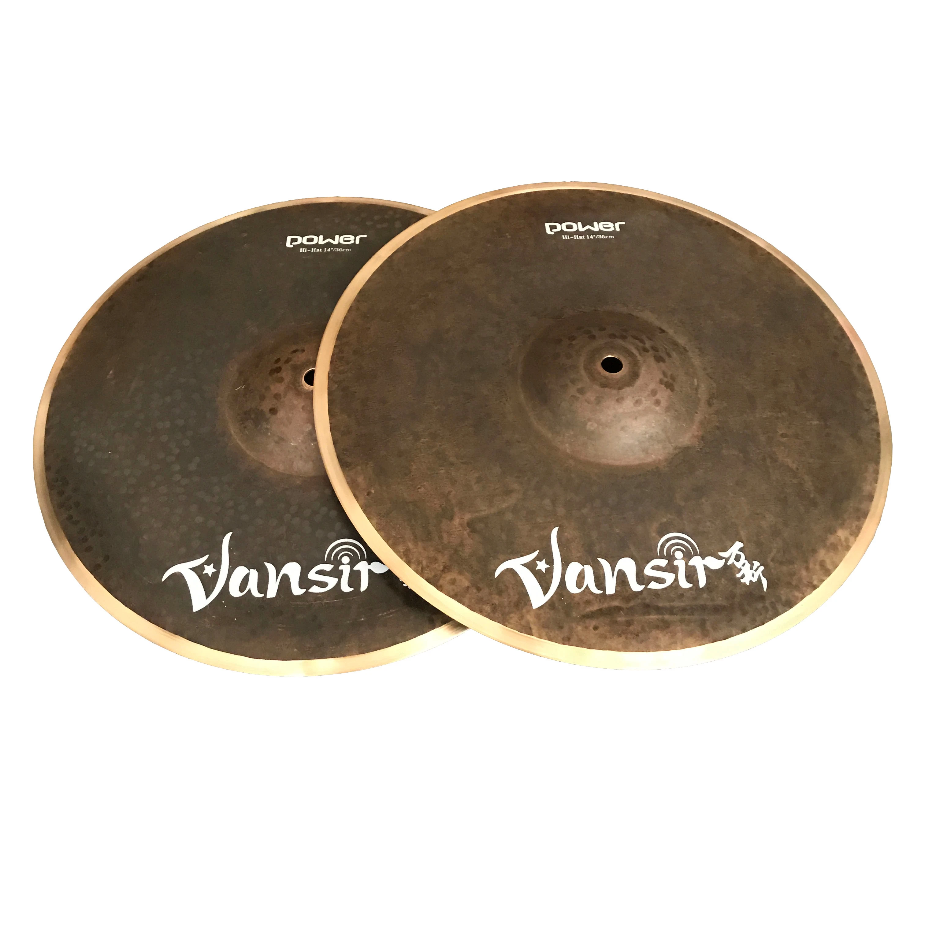 

Vansir B20 Traditional Power Series Hi-Hat Cymbals 14" For Drum Kit Accessories
