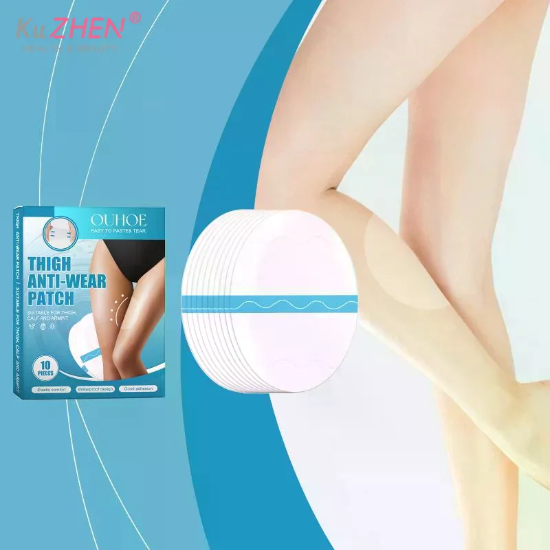 10pcs Anti-wear Stickers Invisible No Trace Thigh Tapes Disposable Anti Chafe Thigh Patch Body Anti-Friction Pad Women