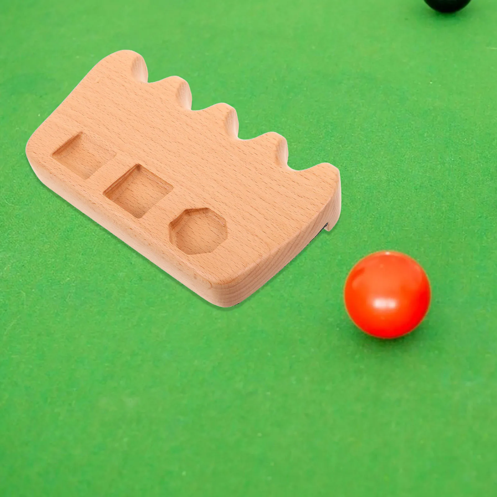 

Pool Rack Wood 4-Hole Billiard Stick Holder For Table, Cue Storage Rack With Space Saving Design, Pool Cue Holder Stand