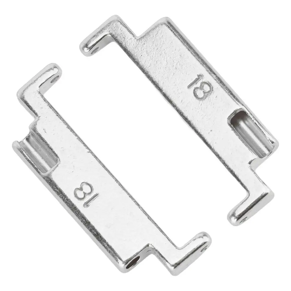 1 Pair Stainless Steel Metal Watch Band Adapter Silver Replacement Part Stainless Steel Connection Adapter 18-20mm Size