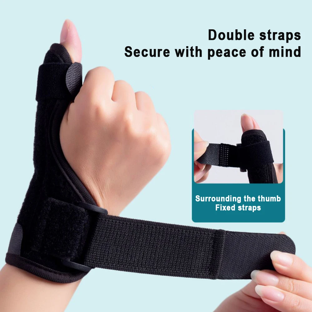 1 Person Thumb Splint Right and Left Hand, Reversible Thumb Support, Tendon Sheath Wrist Protection Thumb Sleeve