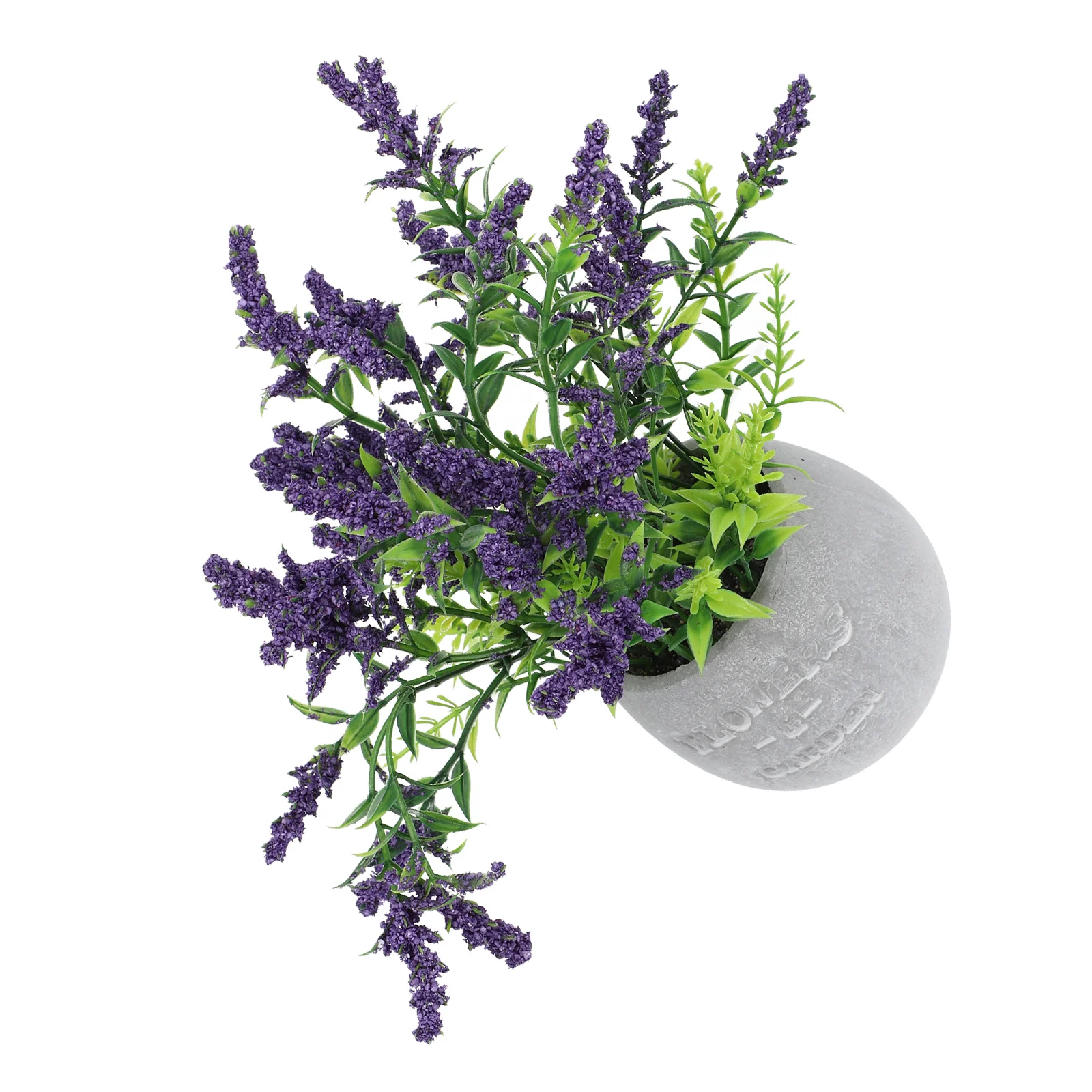 

1Pcs Fake Lavender Bonsai Potted Plant Decor for Desk Home Office Purple Realistic Artificial Bonsai Long-Lasting Desktop