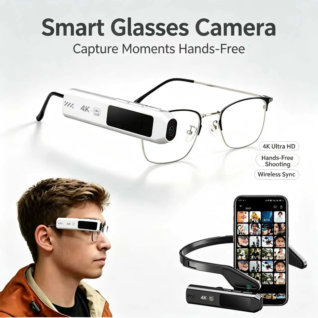 lunettes-intelligentes-2026-avec-camera-4k-ultra-hd-enregistrement-mains-libres-synchronisation-sans-fil-mini-enregistreur-pour-vlog-de-voyage-randonnee-activites-de-plein-air-et-enregistrement-quotidien