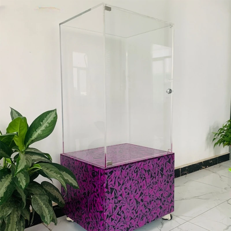 Acrylic Display Cabinet High-end Valuables Collection Dust-proof and Ash-proof Display Box Figure Display