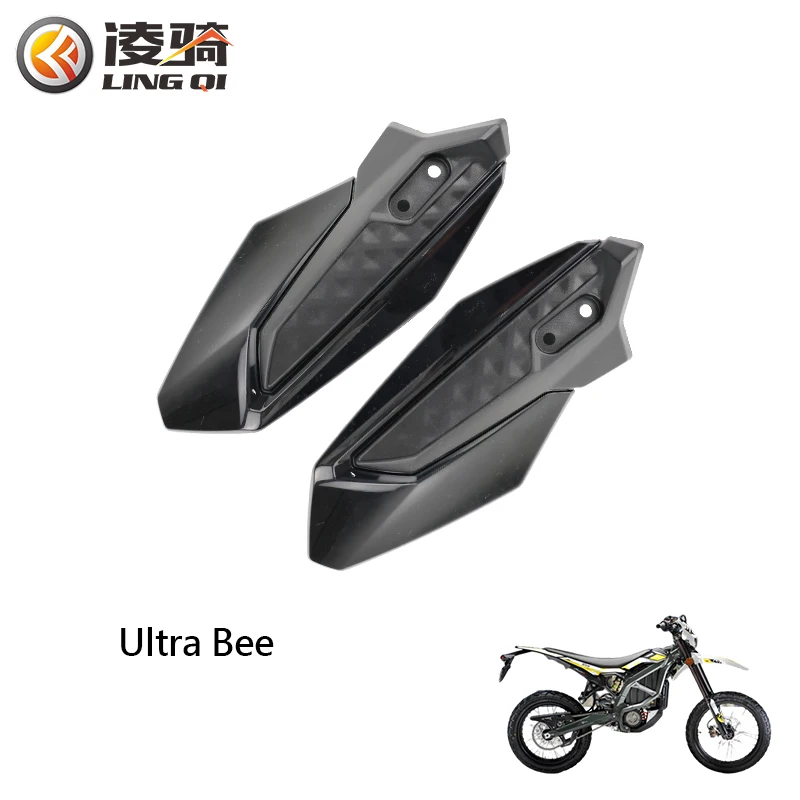 LINGQI RACING motocykl czarny lewy prawy ochraniacz dłoni osłona błotnika jelca dla Ultra Bee motor terenowy