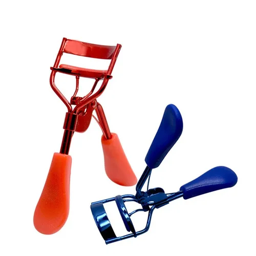 Imagen 2 del producto Rizador de pestañas con mango, doblado Natural, belleza de pestañas hermosas, herramientas de maquillaje profesionales especiales, 7 colores, 1 ud.