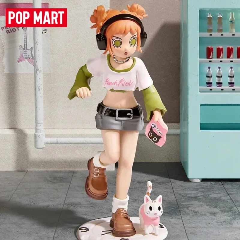 

POP MART Peach Riot Rush Hour Series Blind Box Anime Figure Ornaments Collection Christmas Gift Toys