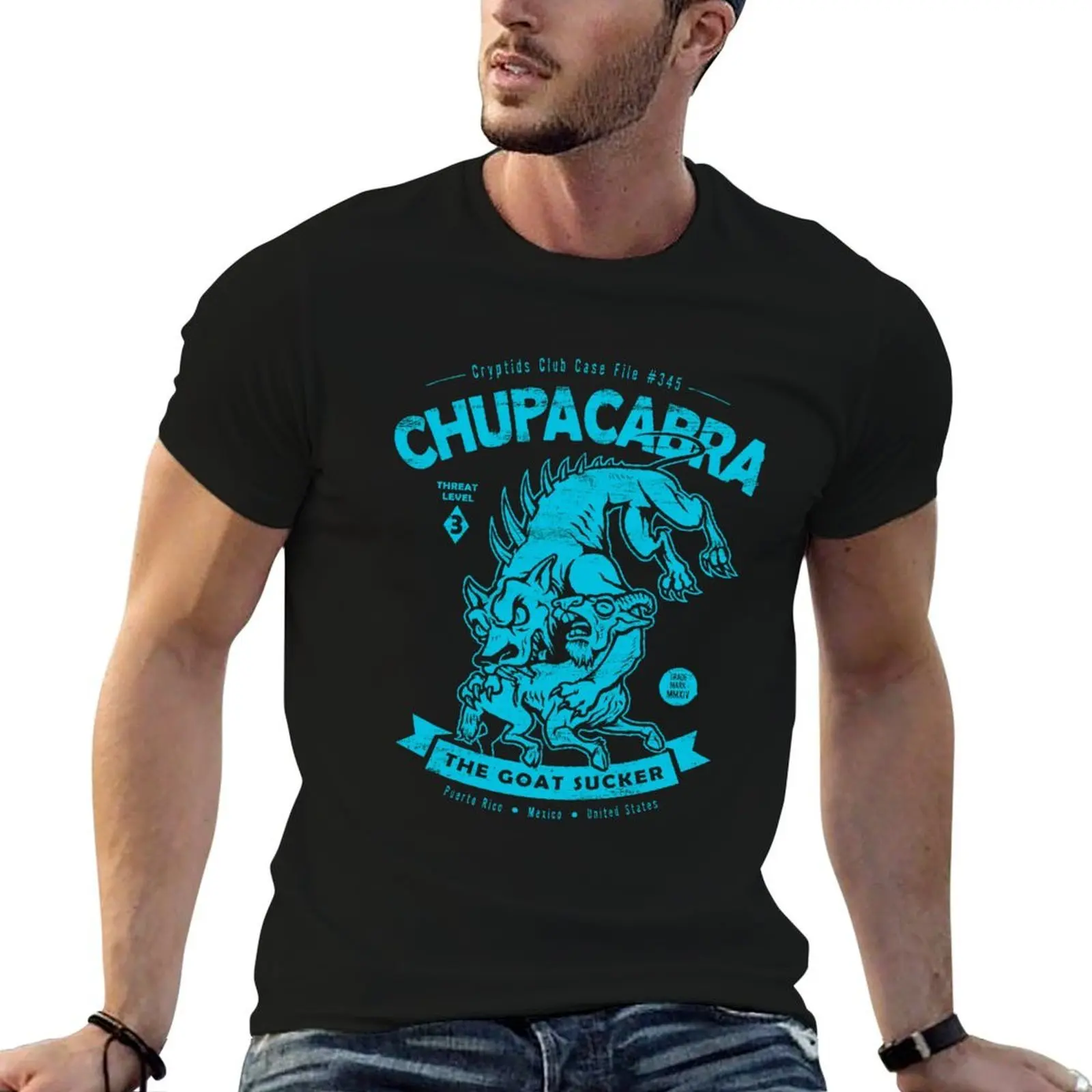 

Chupacabra - Cryptids Case file #345 T-Shirt man tshirt man t shirt summer T-Shirt