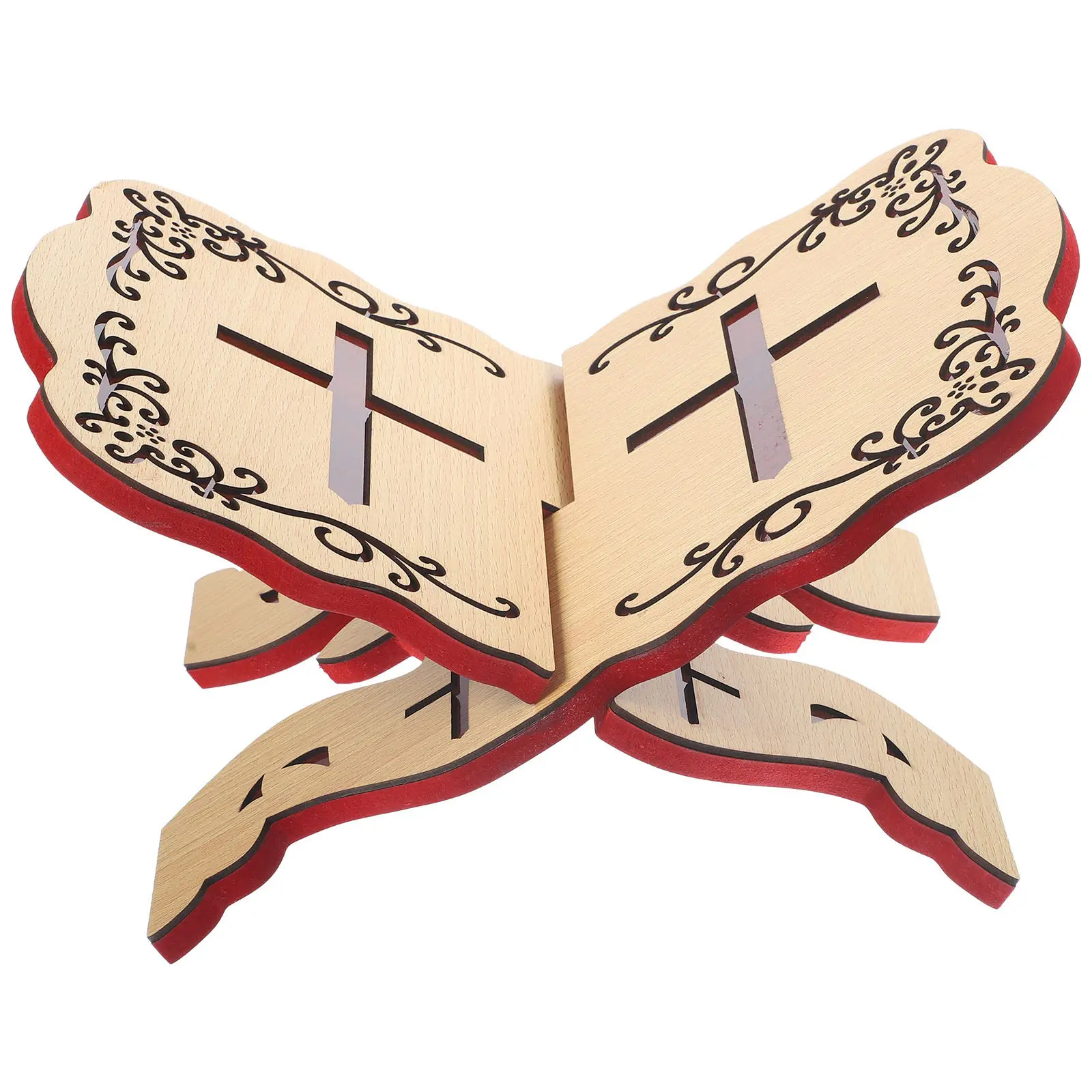 

Ancient Quran Book Stand Elegant Detachable Reading Rack for Chanting Music Study Bible Holder Reading Supply Book Stand