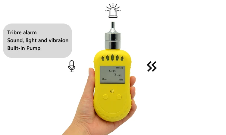 ATEX CE محلل الكلور قسم المضخة المحمولة كاشف الغاز Cl2
