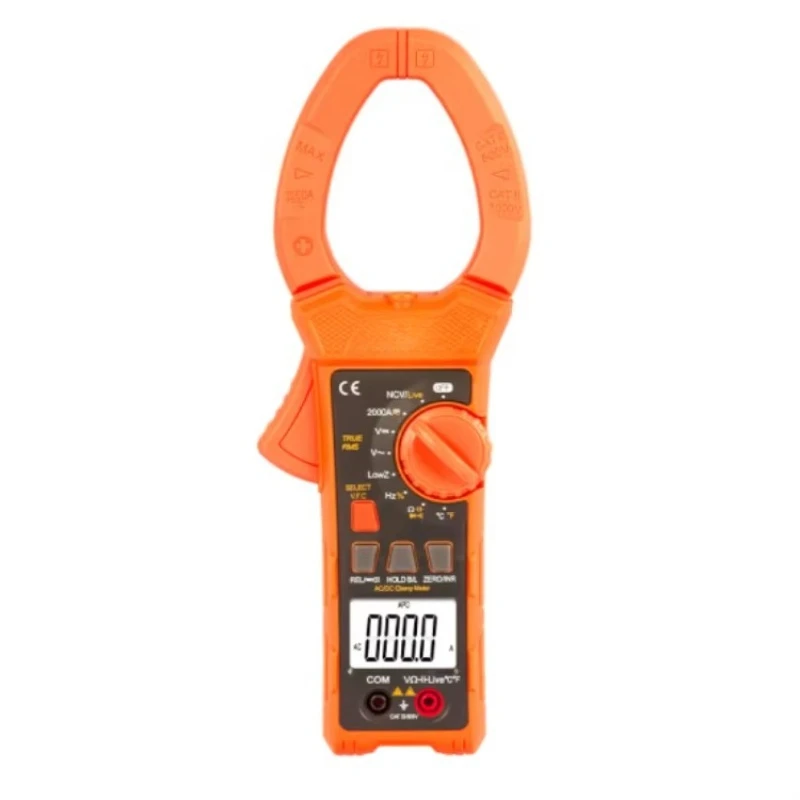 

6050 Clamp Meter 2000 Amp 5999 Counts Auto Range Inrush Current VFC Low Pass Filter 2000A Digital AC DC Clamp Meter