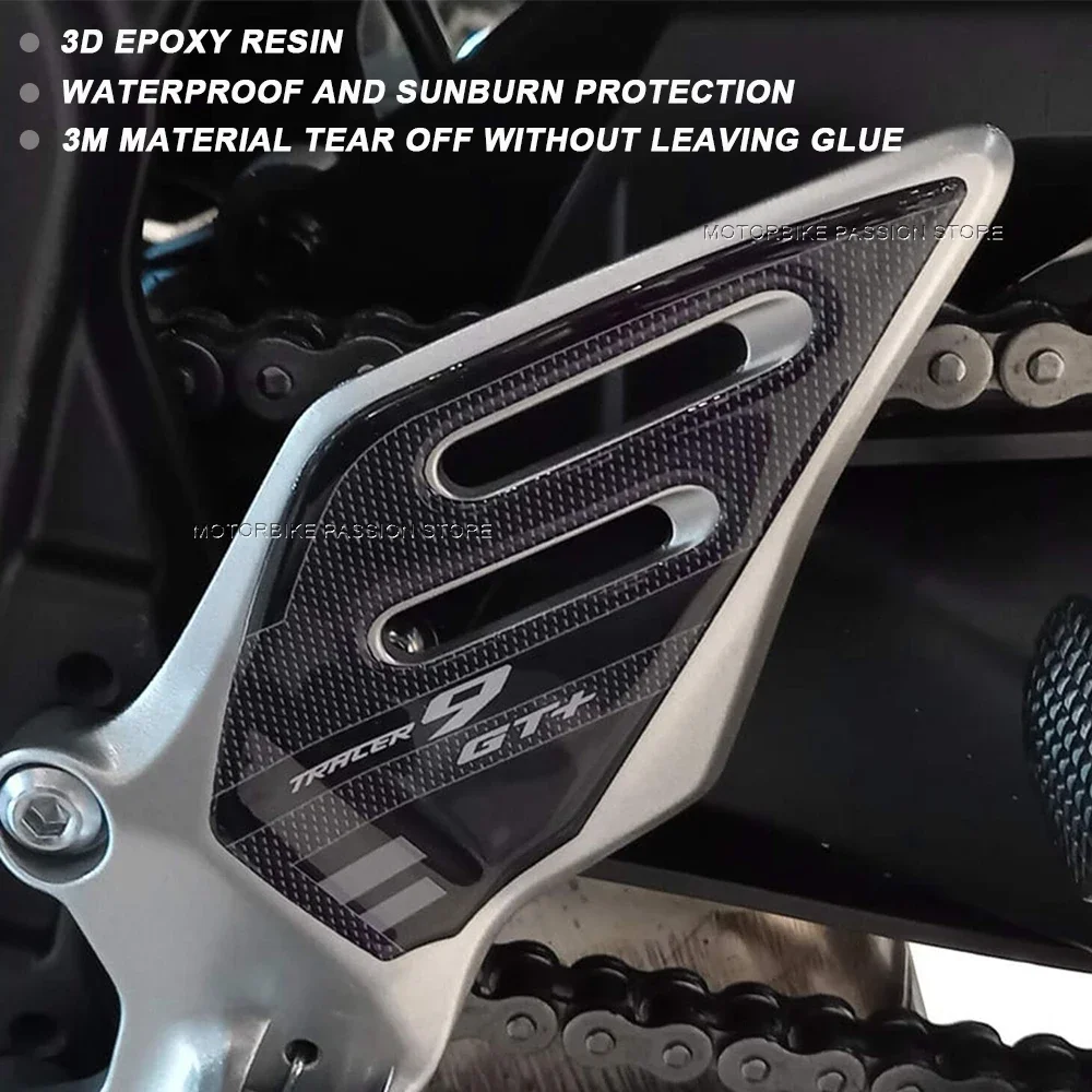 Autocollant de protection pour moto, adhésif en résine de gel xy 3D, accessoires de repose-pieds latéraux, 9 ights +, 2023, 2024