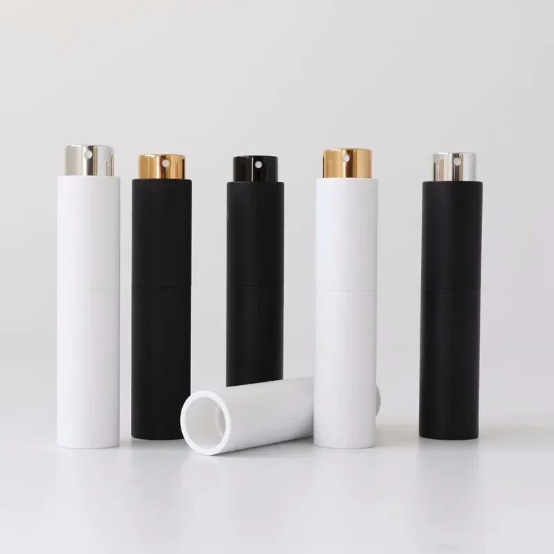 10ml Perfume Refillable  Spray Bottle Mini Portable Glass Traveling Cosmetic Atomizer Empty Containers Rotatable Spray Bottles