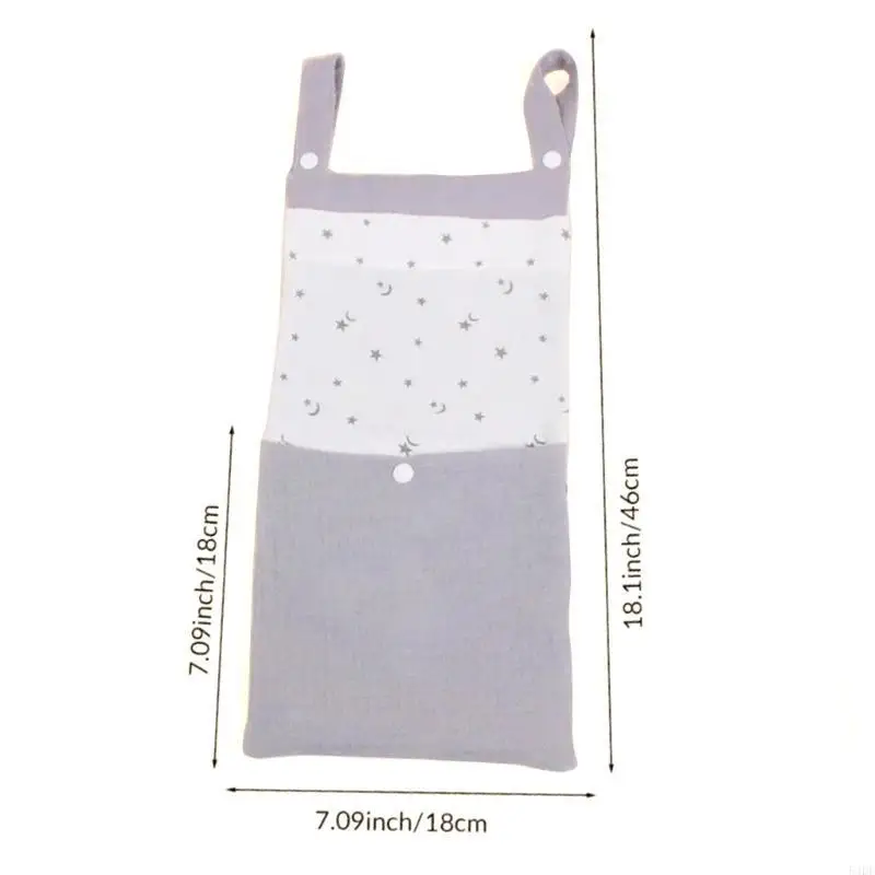 54DF Custodia portaoggetti portatile Borsa per pannolini con tasche multiple