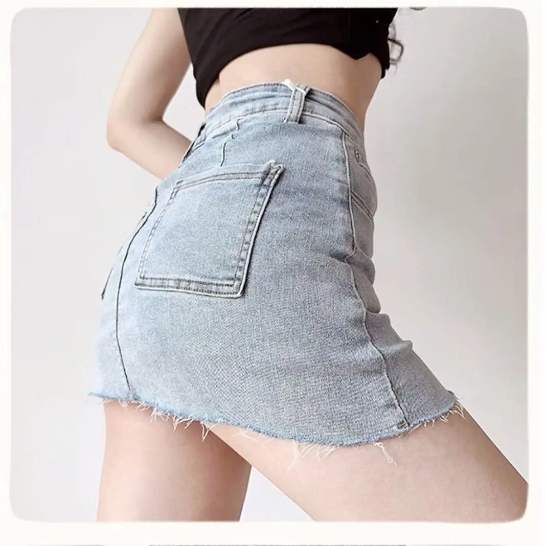 

новый летний стиль для женщин со вкусом юбки А-силуэта с завышенной талией, которая обертывает бедра без базового слоя