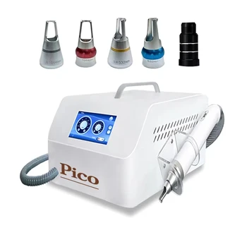 Professionelle Pikosekunden Laser Augenbrauen Waschen Sommersprossen Tattoo Entferner Haut Verjüngung Carbon Peeling Bleaching Schönheit Maschine