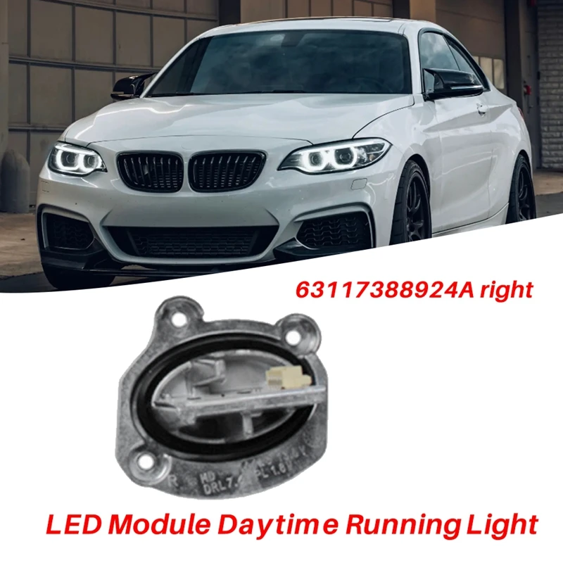 LED Daytime Running Módulo de Luz, Farol Frontal, Angel Eyes Fonte de Luz para BMW F22 F23 2014-2021, AU05