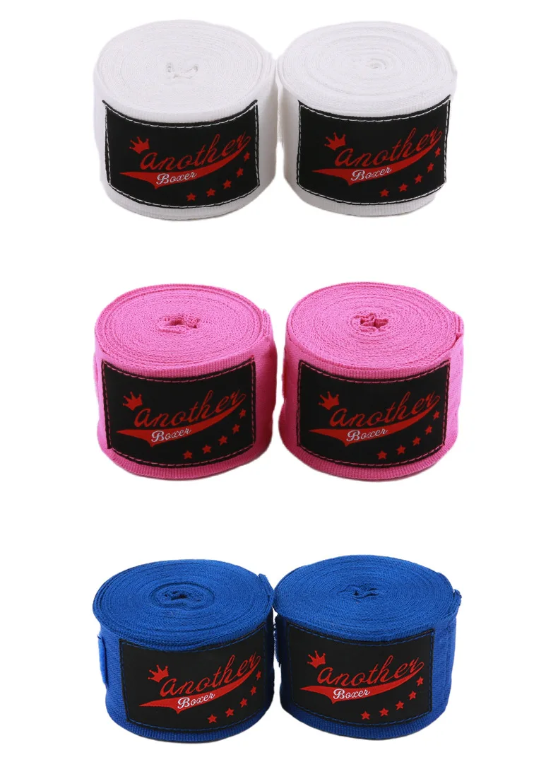 2 Rollen 4,5 m Boxbandage Sportgurt Sanda Kickboxen MMA Handhandschuhe Gürtel Handgelenkbandagen Muay Thai Training Stulpen – Detail 8