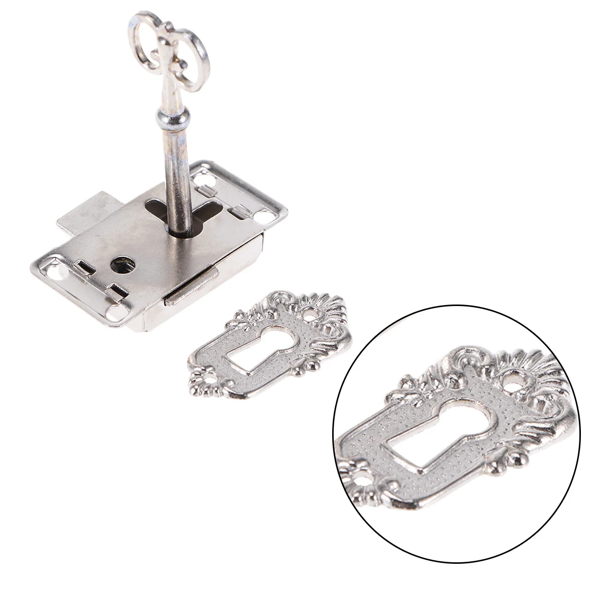 

Furniture Lock Case Locks for Luggage Hook Vintage Wooden Gift Alloy Latch
