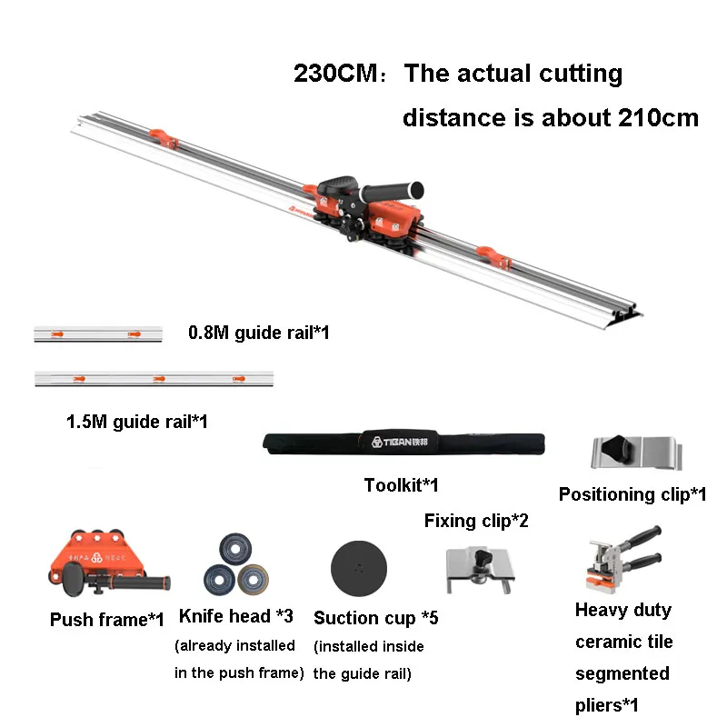 

Rock Slab Track Push Knife Floor Ceramic Tile Cutting Tool Thickened Aluminum Alloy Manual New Push and Pull Knife