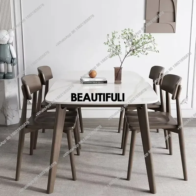 H Nordic Square Dining Tables Restaurant Party Living Room Dining Tables Set Modern Breakfast Table A Manger Furniture Home