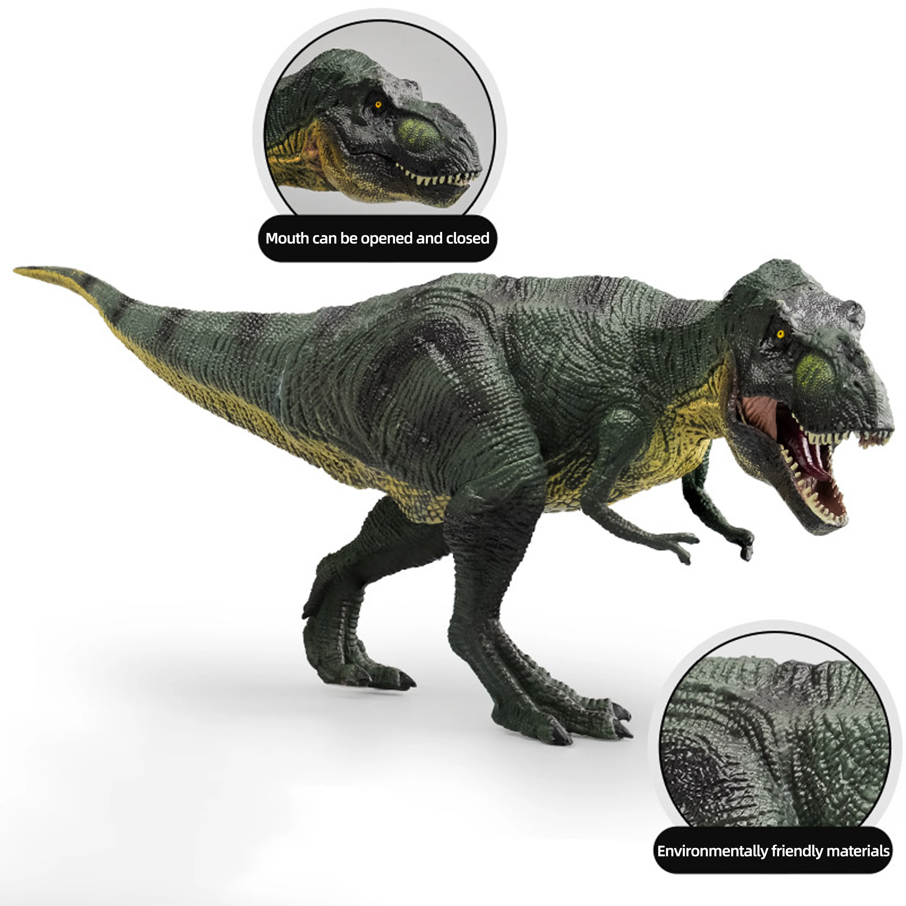 Nieuwe Jurassic Tyrannosaurus Statische Model Jurassic Park Film Dieren Decoratie Verzamelen Halloween Kerst Verjaardagscadeau Kids Speelgoed