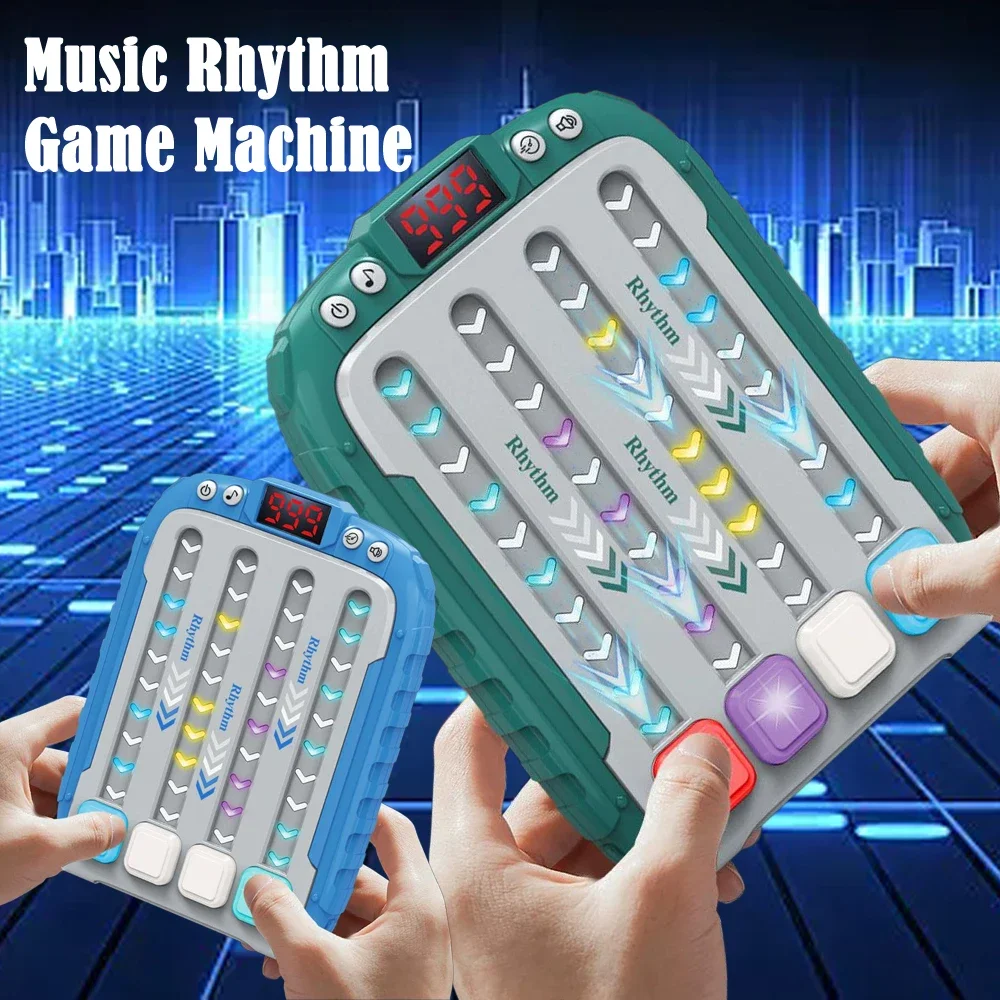 Muziek Ritme Game Machine Oplichtende puzzel Montessori Onderwijs Zintuiglijk speelgoed Hersentraining Elektronische spellen voor kinderen Geschenken
