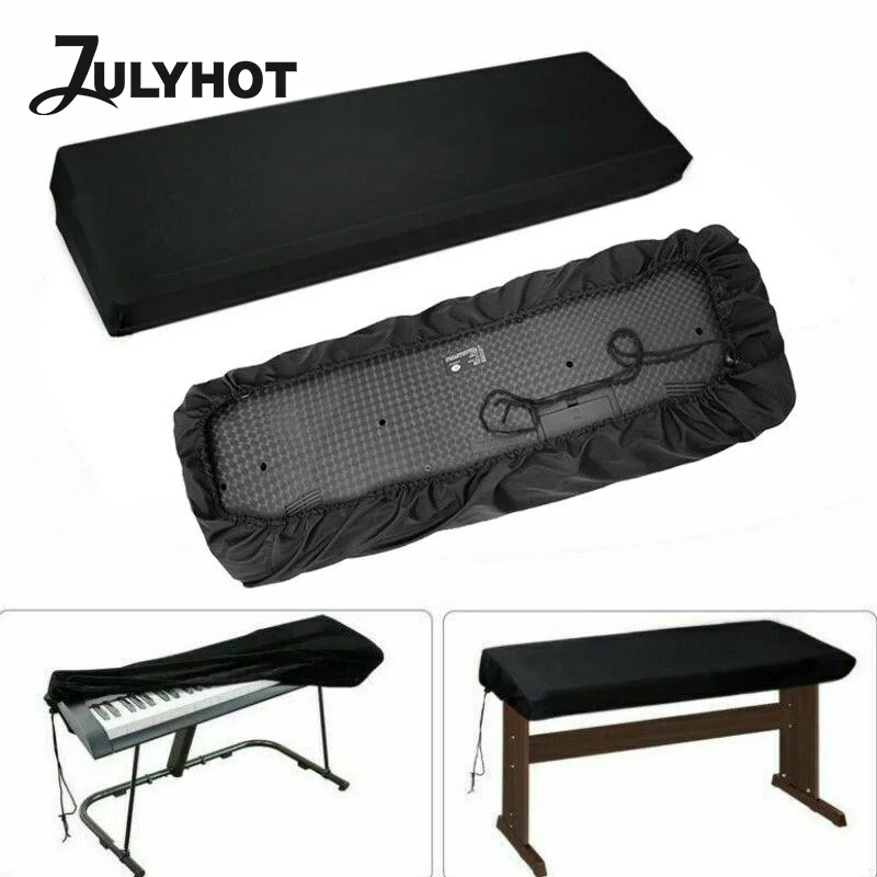 1PCS 61/88 Keys Electronic Piano Keyboard Covers Keyboards Stretchable Dust Proof Folding Waterproof
