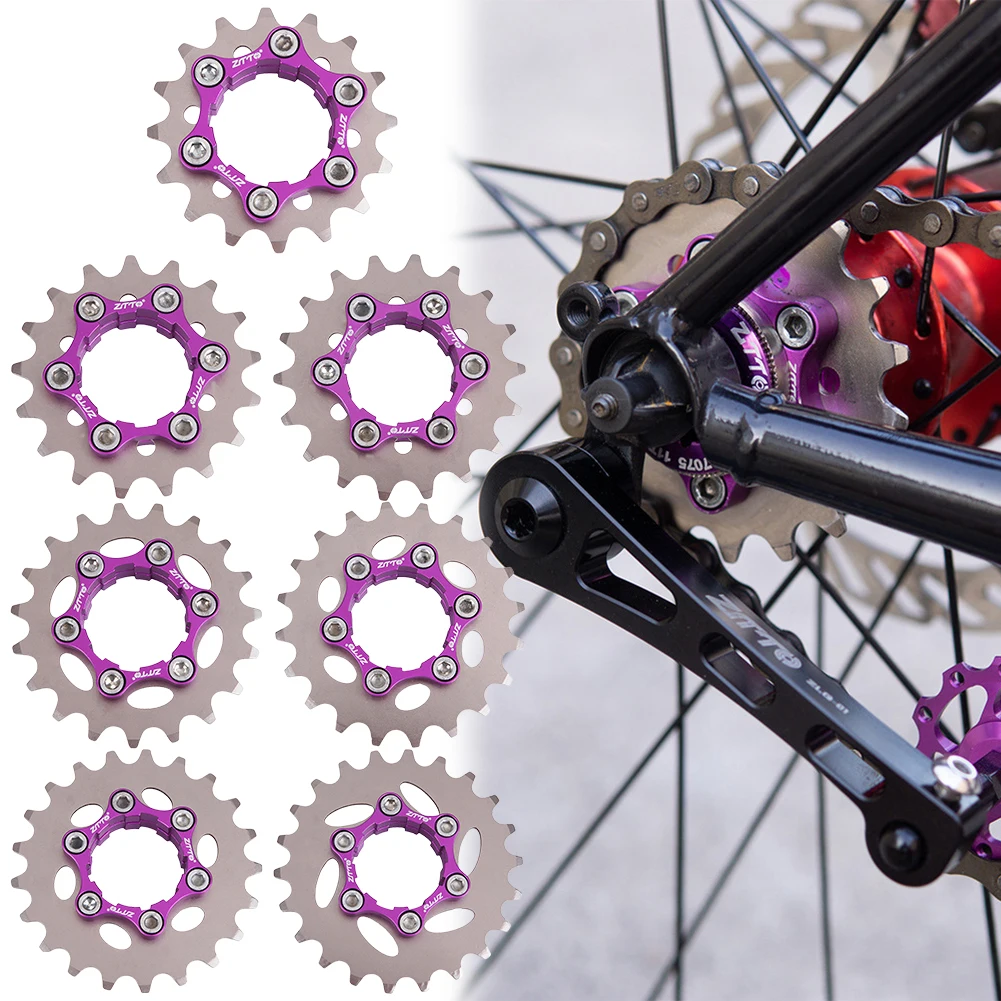 Bicycle 1 Speed Sprocket Gear 16T/17T/18T/19T/20T/21T/22T Cassette Bicycle Sprocket Bike Single Speed Cassette Freewheel