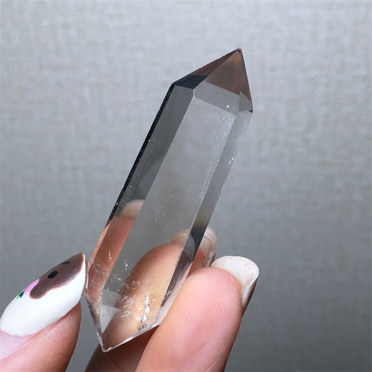 

l чайный кристалл пирда кулон украшение дома настольный орнамент двойной наконечник камень полиэстер прозрачная Радуга