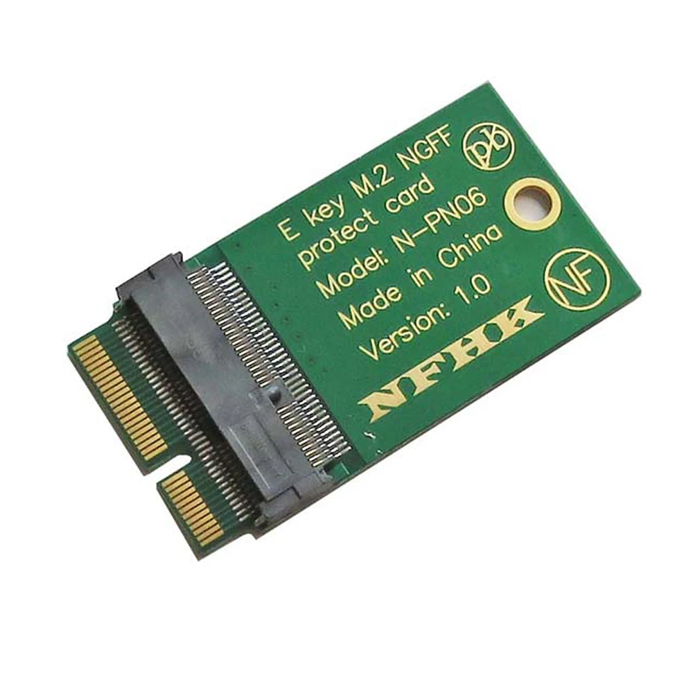 A+E Key E Key to M.2 NGFF Adapter Converter for M2 Wireless Network Card Test Protect M.2 WiFi Card Riser Expansion Add on Card