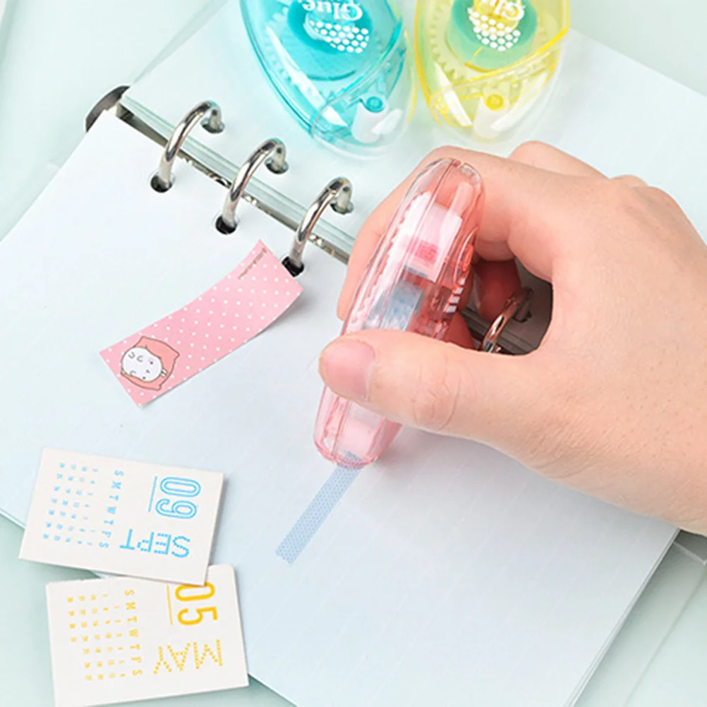 Glue Tape 8mm Width Premium Materials Strong Adhesion Easy Application Sealing Letters Scrapbooking DIY Work Adorable