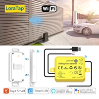 LoraTap Interruptor abrepuertas de garaje deslizante WiFi Motor Smart Life Google Home Eléctrico Tuya Automatización Controlador de cerradura deslizante