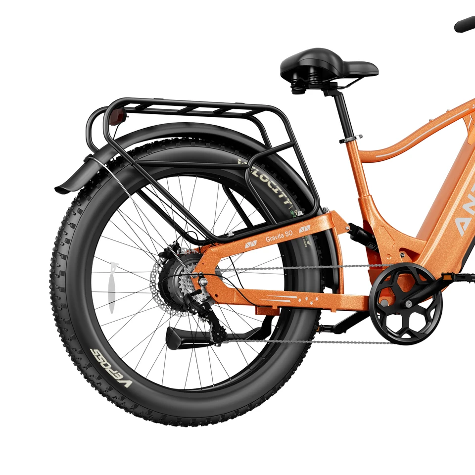 ANDSKY Gravita SO Electric Bike for Adults 1300W 7-Speed Gears 26"x4" All-Terrain Fat Tires Full Suspension E-bikes 32MPH 80Miles Long Range 48V 20Ah Removable Battery Hydraulic Brakes City Commuter Electric Bicycle image 10