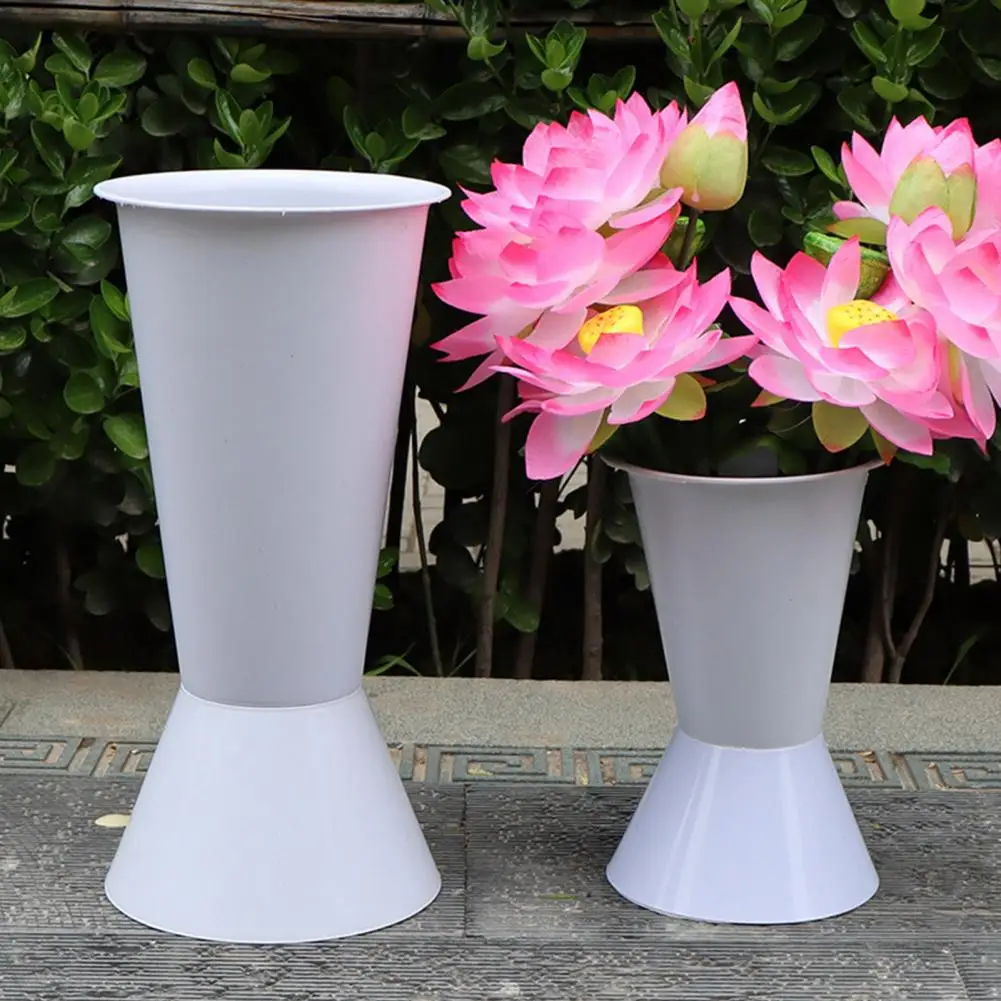 Thickened Flower Arranging Bucket With Inner Sleeve Floral Fixing Base For Bouquets Vase Insert Plant Pot Plastic Flower Bucket