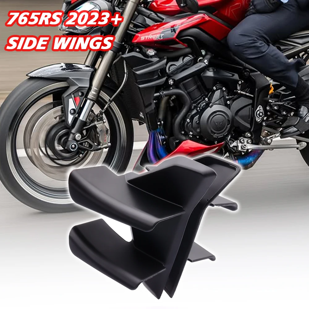 

For Triumph Street Triple 765 2023 2024 2025 Side Wing Side spoiler FRONTAL SPOILERS Front spoiler Lower spoiler flank