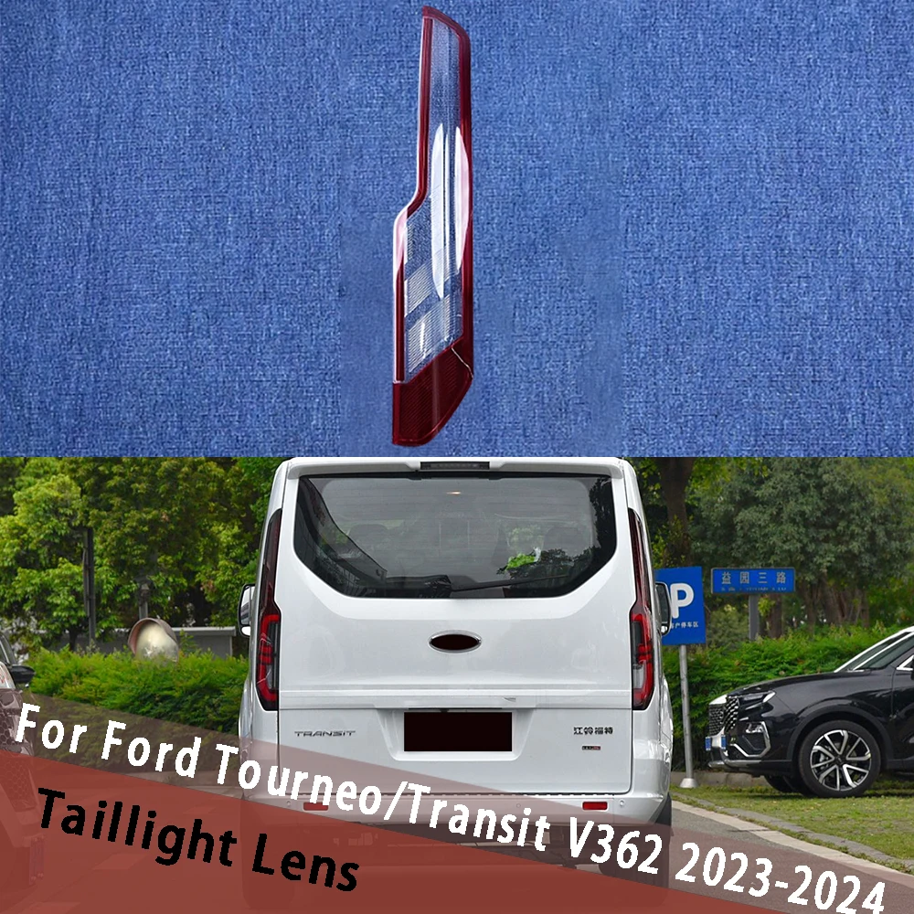 For Ford Tourneo/Transit V362 2023 2024 Car Accessories Rear Taillamp Cover Taillight Shell Replace Original Shade Light Caps