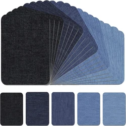 10Pcs Jeans Patches Iron on Patches for Clothing Repair Fabric Patches for Clothing Jeans Repair Bag Coats Appliques Badge Decor