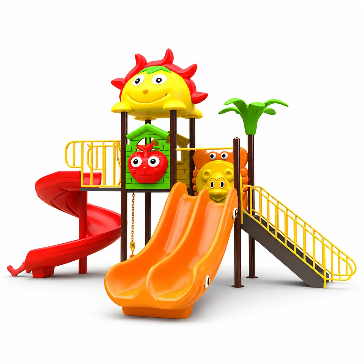 2026 Gran Oferta: Sets de Jueg - Kids Outdoor Jungle Gym With Slide reseña y precio