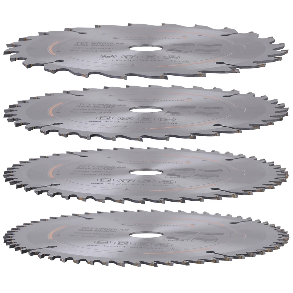 TCT 165MXDSK Circular Ultra-Fine Finish Woodworking Saw Blade 165mm x 20mm (16mm Ring) Bore for Miter Saws and Table Saws