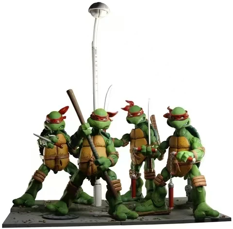 NECA 2008 Teenage Mutant Ninja Turtles Anime Figure TMNT Leo Raphael Action Figures 14cm 2025 New Children Toys Birthday Gift