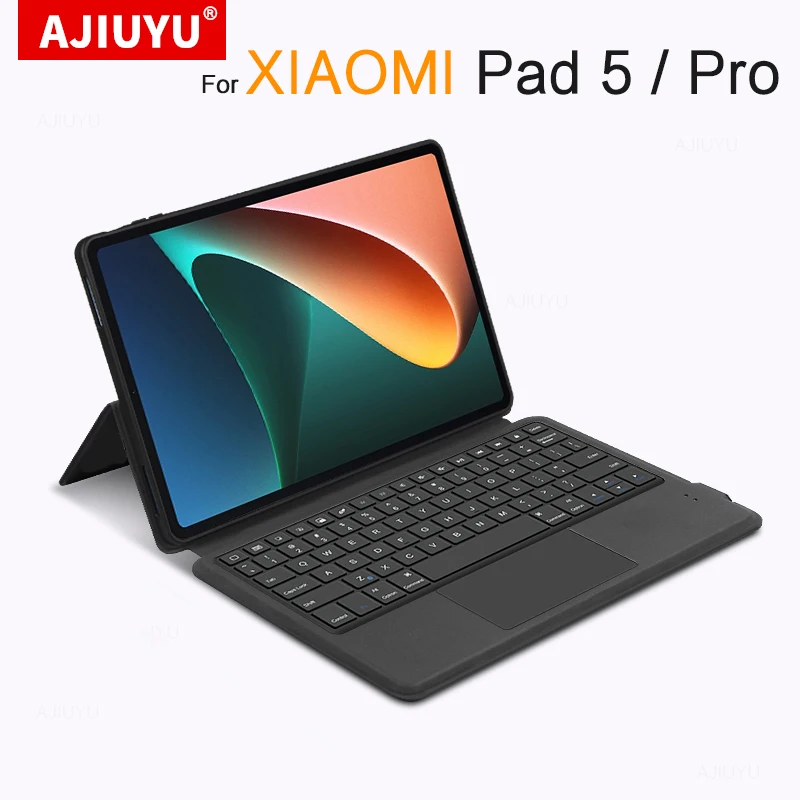 สำหรับ XIAOMI Pad 5 Pro MiPad 5 Pro 11นิ้ว5G Mi Pad 5 MiPad5แท็บเล็ตบลูทูธคีย์บอร์ดป้องกันกรณี