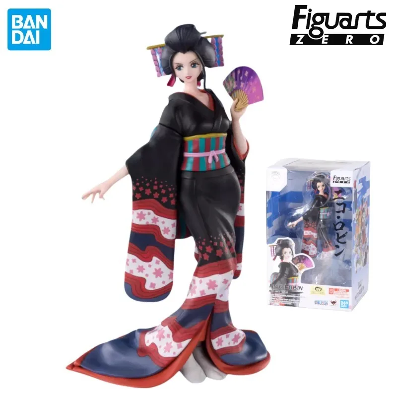 

In Stock BANDAI Original Figuarts ZERO ONE PIECE Nico Robin Wano Country Geisha Anime Figure Birthday Present Toy Gifts