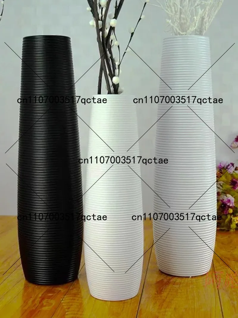Ceramic Floor Simple European Flower Arrangement Living Room Decoration Large Vase